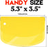 Hard Bench Scraper Dough Scraper - SURDOCA 5.31x3.64'' Plastic Pastry Cutter Dough Cutter Bread Cutter bread making tools, Cake Scraper Bowl Scrap...