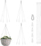 Chain for Hanging Plants, Hanging Basket Chains Replacement 4 Point 22" Heavy Duty Stainless Steel Wire to Hang Wooden Orchid Planter/Flower Pot/B...