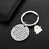 FORUBUS Lovely Black and White Ghost Friends Keyring - I Hope We're Friends Until We Die Keychain for Best Friends - BFF Gift...