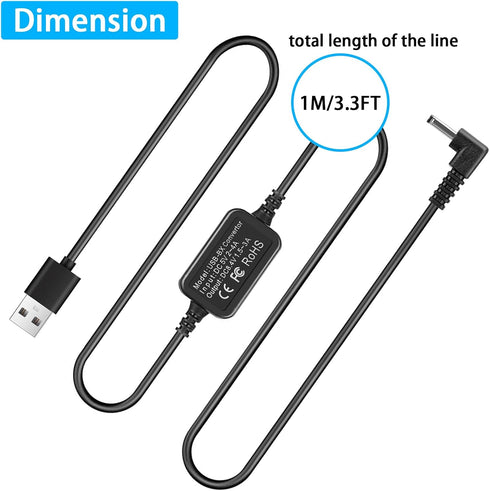 TKDY ACK-E12 USB Cord Cameras Power Supply M50 Dummy Battery LP-E12 DR-E12 DC Coupler Kit, fit for Canon EOS M50 Mark II, EOS M50 M100 M200 M M2 M...