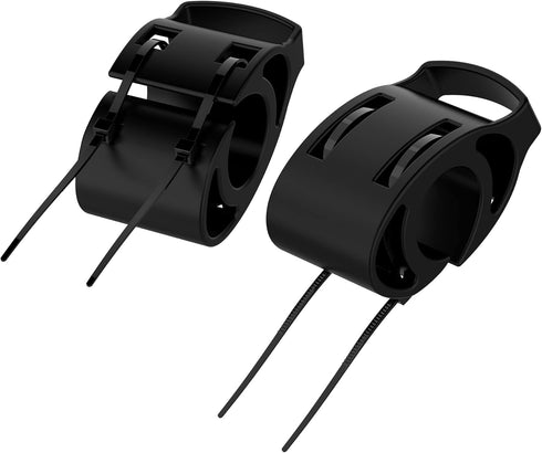 2-Pack Bicycle Handlebar Mount Bracket Kit W/Zip Ties Compatible with Garmin Forerunner, Approach, Fenix Watches...