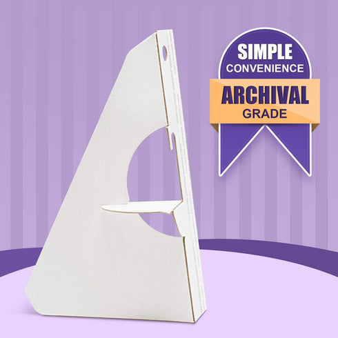 Golden State Art, 5 Inch Self Stick Easel Back, Cardboard Easel Stand, Single Wing, Archival Quality, Display Posters Pictures Brochures, Easy and...
