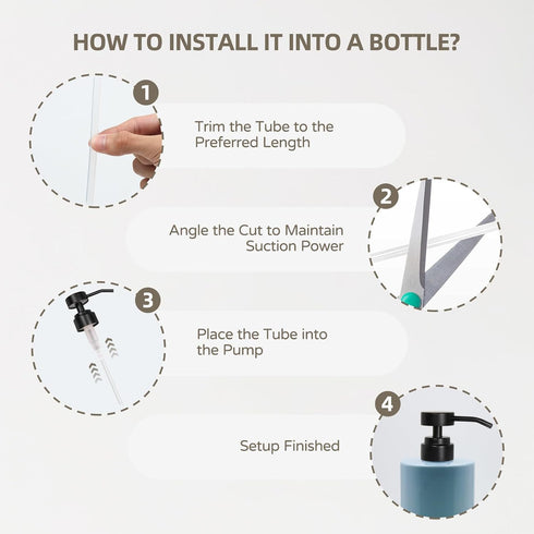 Stainless Steel Soap Brushed Nickel Dispenser Pump Replacement Bathrooom Countertop for Hand Wash &Soap, Kitchen Dish Soap, Syrup (1, Black)...