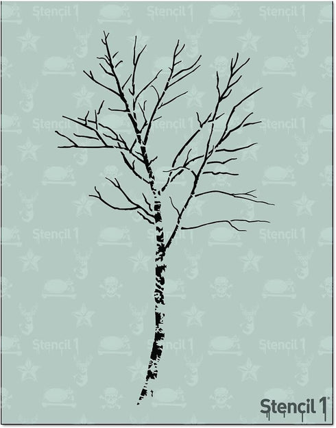 Birch Tree Stencil Durable Quality Reusable Stencils for Painting - Create Stencil Crafts and Decor - Decor on Walls Fabric & Furniture Recyclable...