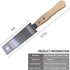 Japanese pull saw 6-Inch Double Edge Sided Mini Flush Cut Saw, Flexible Blade, Woodworking Tools, Wood Handle GardenTrim Saw, Pruning saw, Camping...