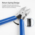 Long Nose Plier and Circlip Plier Set HANDSKIT Micro Wire Cutter Shear Long Needle Nose Cutting Pliers Repair Tool for Electronics,Wires,Jewelry,D...