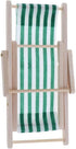 1:12 Scale Wooden Lounge Chair Miniature Dollhouse Foldable Wooden Beach Chair Chaise Longue Toys Dolls House Furniture Accessories - Dark Green...