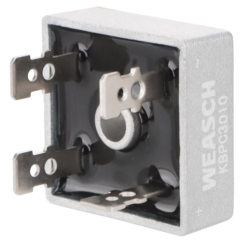 2Pcs Bridge Rectifier Diode, KBPC3010, AC to DC, 1000V 30A, 4 Pin, Full Wave Single Phase Metal Housing Bridge Rectifier (2)...