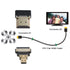 xiwai CYFPV HDMI Male to Micro HDMI Male Extension FPC Flat Cable 1080P for FPV HDTV Multicopter Aerial Photography (0.8m)...