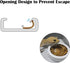 2 Pcs Reptile Food Bowl Ceramic Water Feeder Bowls Anti- Escape Mini Reptile Feeder for Lizard, Gecko etc, Round...
