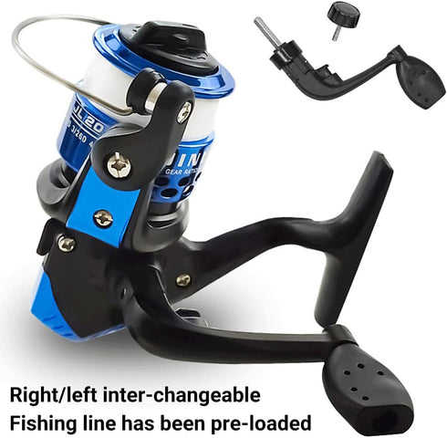 Kids Fishing Rod, 1.5M 61Inch 4.92Ft Portable Telescopic Fishing Pole and Reel Combos and String with Fishing Line Full Kits, Youth Fishing Pole F...