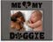 KATE POSH - Me & My Doggie Engraved Leather Picture Frame - Dog Lover, Puppy and Baby Gifts. My Best Friend, Dog Mom (5x7-Horizontal)...
