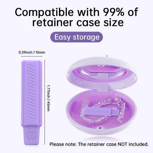 HEMILAB® 4 Pack Aligner Chewies, Handheld Cute Aligner Chompers, Compatible with Invisalign Braces, Aligners, Retainers...