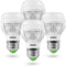 SANSI 60W Equivalent LED Light Bulb,22-Year Lifetime, 4 Pack 900 Lumens LED Bulb with Ceramic Technology, 4000K Cool White 9W Non-Dimmable, E26, A...