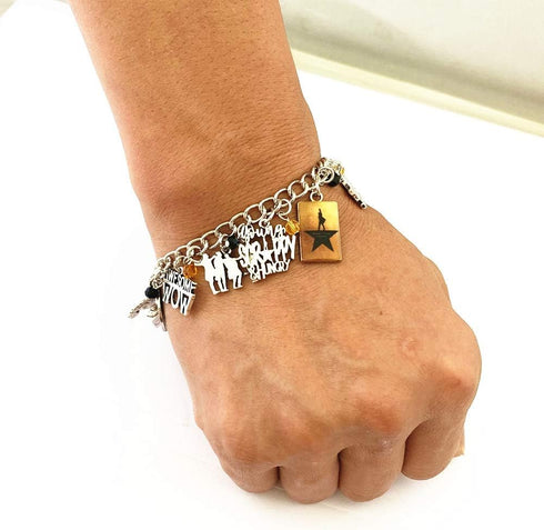Broadway Musical Charm Bracelet Gifts for Girl Woman Men...
