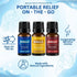 Halls Breathe Essential Oil Variety Pack – Mentho-Lyptus, Lemon, Cherry – Menthol Essential Oil for Relaxing Ambiance, Menthol Oil with Uplifting ...