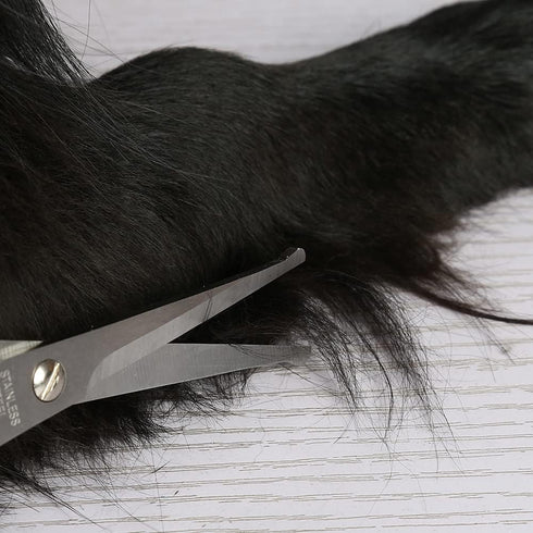 Chibuy Pet Grooming Scissors Set for Dogs & Cats with Safety Round Tips Dog Eye cut Stainless Steel Dog Grooming Scissors Kit, Home Professional P...