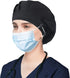 ABAMERICA Bouffant Caps with Button and Sweatband, Adjustable Scrub Caps for Women Men, One Size Multi Color...