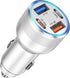USB C Car Charger, Bangfun 65W 4 Port Dual 12V USB C & USB A Car Charger Cigarette Lighter Adapter QC/PD 30W Fast Charge Car Phone Charger for iPh...