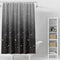 Black Star Shower Curtain Liner 72 x 72, Plastic Waterproof 4G Lightweight Shower Liner for Bathroom, with Grommets Holes and 3 Heavy Duty Magneti...