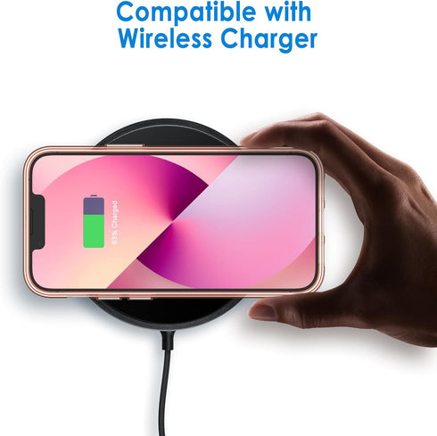 JETech Case for iPhone 13 6.1-Inch, Non-Yellowing Shockproof Phone Bumper Cover, Anti-Scratch Clear Back (Rose Gold)...