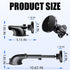 Car Mount Charger, Magnetic Wireless Auto Charger Quick Charge, Dashboard Windshield Phone Holder with Flexible Arm Suction Cup, 15W Quick Chargin...