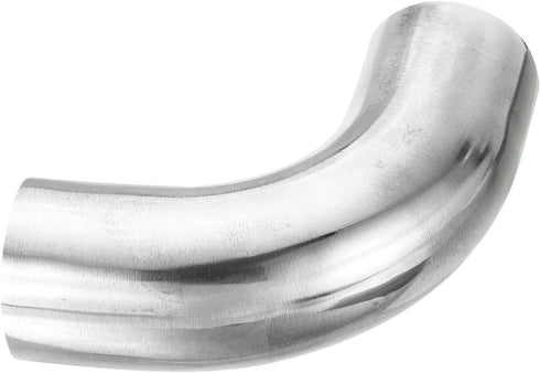 PATIKIL 2pcs 90 Degree Mandrel Bend Elbow, 1 1/2 Inch OD Steel Exhaust Elbow Exhaust Piping Connector 304 Stainless for Exhaust Pipe Stair Handrai...