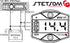 Stetsom MiniVT Digital Display Mini Voltmeter High Accuracy Blue LED 7V~30V Automotive Car Motorcycle Battery Voltage Panel Meter Easy Connection ...