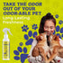 Pets Extra Strength Pet Deodorant & Odor Neutralizer | Naturally Derived Quick-Drying Deodorizer Spray for Dogs | Safe on Carpets & Furniture | Pe...