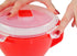 Home-X Microwave Soup Mugs with Lid- Set of 2, Microwave Soup Bowls with Handle and Vented Lid, BPA Free Dishwasher Safe, 32oz Capacity, Set of 2,...