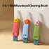 3 in 1 Cup Lid Gap Cleaning Brush, Multifunctional Insulation Bottle Crevice Cleaning Brush, Cup Lid Brush Cleaner for Cleaning Tumbler Cup, Narro...