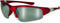 SSP Eyewear Safety Glasses with Red Frames and Silver Mirrored Lenses, ENTIAT RED M...