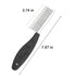 Dog or Cat Comb Grooming with Short and Long Teeth Dematting Knots Tangles Remover Combs Detangler Tool Suitable for Dogs Cats Poodle HorseStainle...