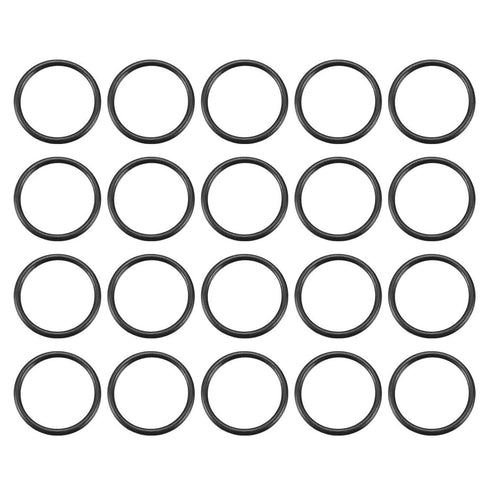 20pcs Nitrile Rubber O-Rings 22mm OD 20mm ID 1mm Width,Metric Nitrile Rubber Sealing Gasket for Automotive Machine Plumbing...