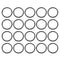 20pcs Nitrile Rubber O-Rings 22mm OD 20mm ID 1mm Width,Metric Nitrile Rubber Sealing Gasket for Automotive Machine Plumbing...