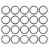 20pcs Nitrile Rubber O-Rings 22mm OD 20mm ID 1mm Width,Metric Nitrile Rubber Sealing Gasket for Automotive Machine Plumbing...