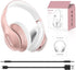 Wireless Bluetooth Headphones Over Ear 65H Playtime HiFi Stereo Headset with Microphone and 6EQ Modes Foldable Bluetooth V5.3 Headphones for Trave...