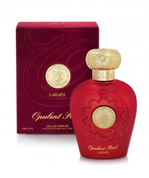 Lattafa Perfumes Opulent Red for Unisex Eau de Parfum Spray, 3.4 Ounce (137662)...