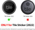 Silicone Case for Tile Sticker 2022 with Keychains, 2 Pack Anti-scratch Protective Cover with Carabiner (Pink/Purple)...