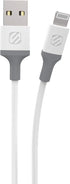 Scosche i34WG-SP Strikeline USB-A to MFi Certified Lightning Charge & Sync Cable 4-ft. White/Gray...