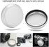 Professional Lens Metal Front Cap Portable Universal Single Lens Cover for Fujifilm X100 X100S X100T Photography Accessory(Sliver)...