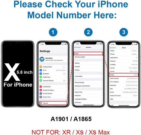 MMOBIEL Front Facing Camera Compatible with iPhone XR - 6.1 inch 7 MP - 2018 - Selfie Camera Flex Cable Replacement Front Camera - Incl. Screwdriv...