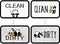 Dishwasher Magnet Clean Dirty Sign Indicator, 2Pcs Cute and Functional Double Sided Reversible Dish Shower Magnet, Kitchen Accessories Decor with ...