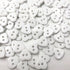 AKOAK 100 Pcs 2 Hole White Heart Button Resin Button Suitable for Hand-Sewn Decorative Accessories Scrapbook Peach Heart Blend...