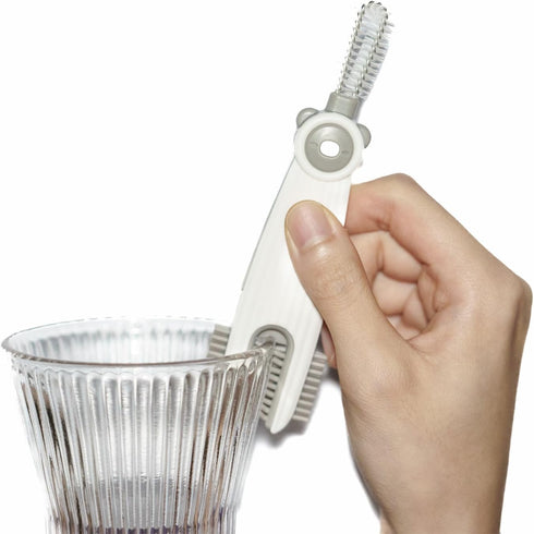 3 in 1 Cup Lid Cleaning Brush, 1 Pack Multifunctional Cleaning Brush, Baby Bottle Brushes Set, Water Bottle Cleaner Brush,Home Kitchen Cleaning To...