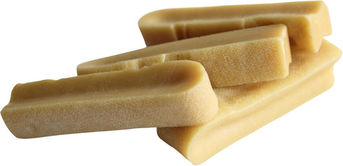 Taboche Dog Chew- Yak Cheese - All Natural & Organic- Long Lasting- A Flavor of The Himalayas - Small Short - 5.5 oz (155g) - Pack of 4...