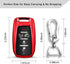 QBUC for RAM Key Fob Cover with Keychain Clip Soft TPU Key Case Compatible with 2019 2020 2021 2022 Dodge Ram 1500 2500 3500 4500 5500 Smart Remot...