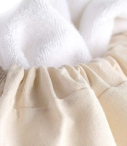 Cotton Craft - 2 Pack Extra Large 100% Cotton Canvas Heavy Duty Laundry Bags - Natural Cotton - 28"x36" - Versatile - Multi Use...