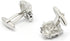Mens Silver Black Vintage Skull Head With Hat Cross Bones Cufflinks For Wedding Business Cuff Links...
