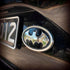 Fan Emblems Batman Car Emblem - 1989 Oval Bat Symbol 3D Auto Badge - Color: Black and Chrome - Size: 3.76 x 2.26 x 0.2 inches - Officially License...